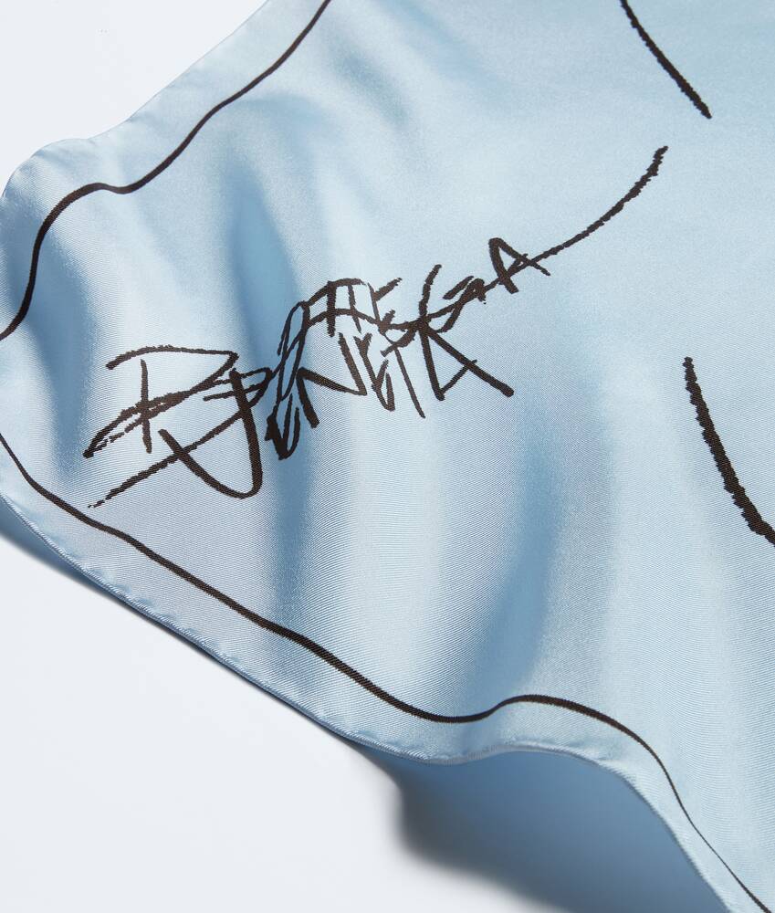 BOTTEGA VENETA 桑蚕丝斜纹方巾