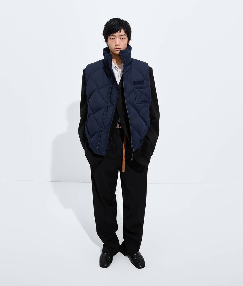 BOTTEGA VENETA 尼龙配棉质绗缝马甲