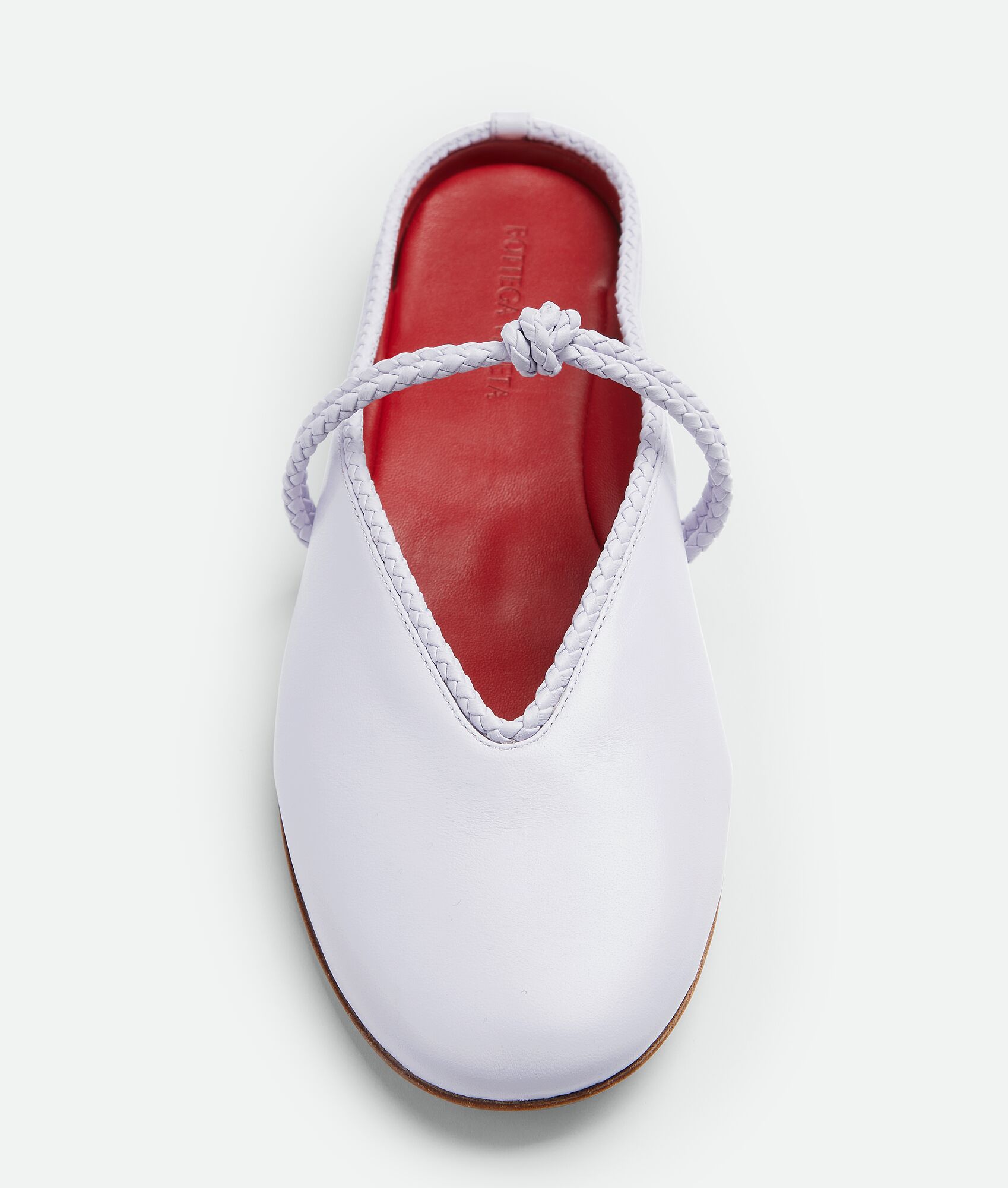 BOTTEGA VENETA 女士Rosa玛丽珍平底芭蕾舞鞋