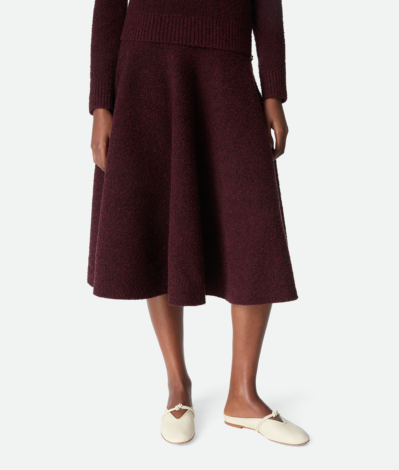 BOTTEGA VENETA 女士Rosa玛丽珍平底芭蕾舞鞋