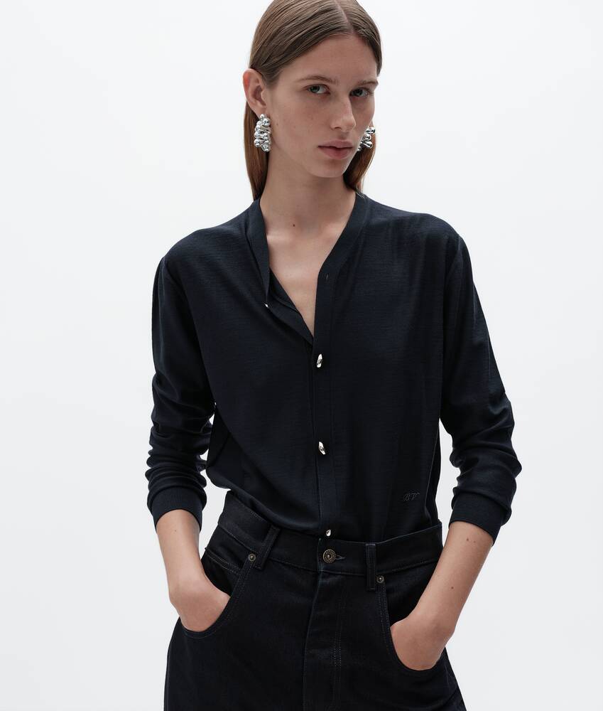 BOTTEGA VENETA 羊毛打底开衫 