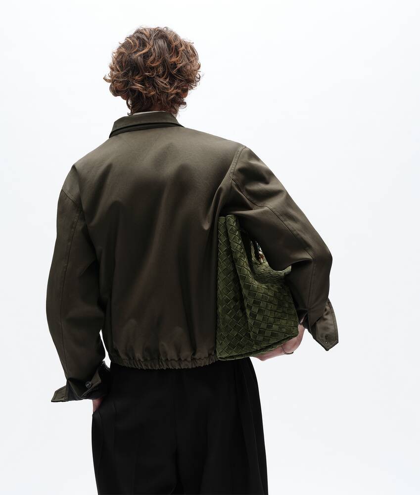 BOTTEGA VENETA 棉质华达呢束腰夹克