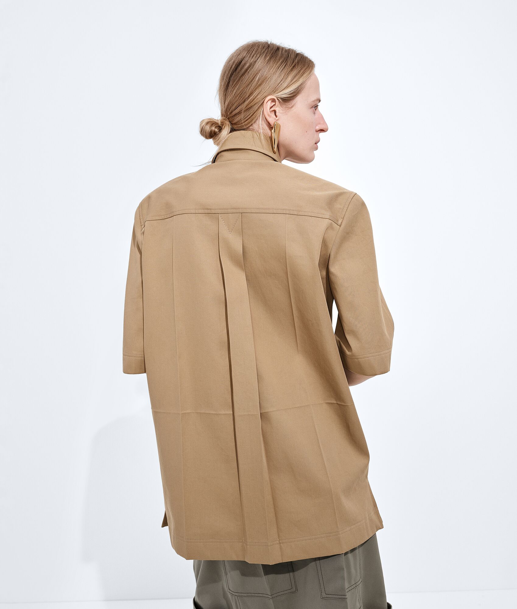 BOTTEGA VENETA 棉质斜纹衬衫