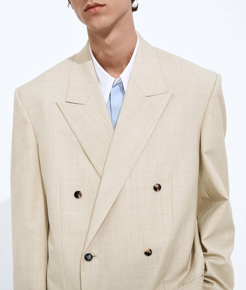 BOTTEGA VENETA 轻盈羊毛配棉质夹克