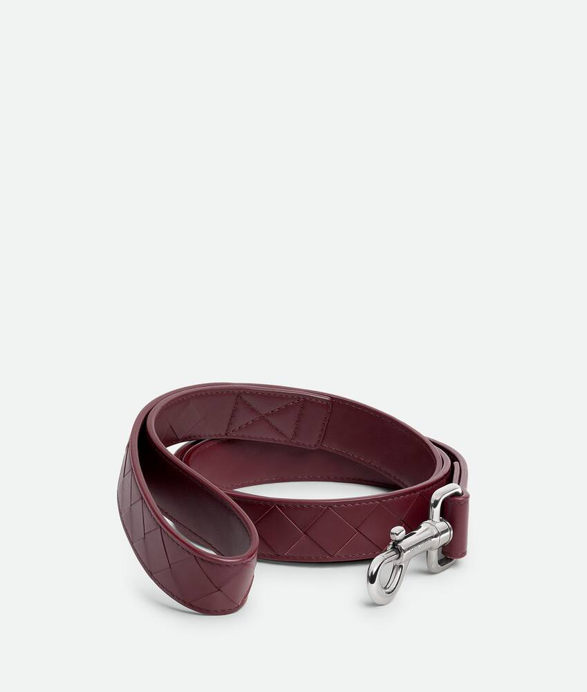 BOTTEGA VENETA 中号Intrecciato编织宠物狗牵引绳