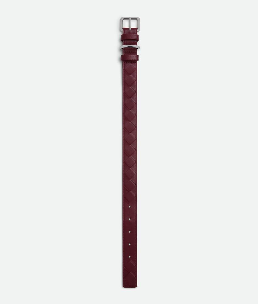 BOTTEGA VENETA 中号Intrecciato编织宠物狗项圈