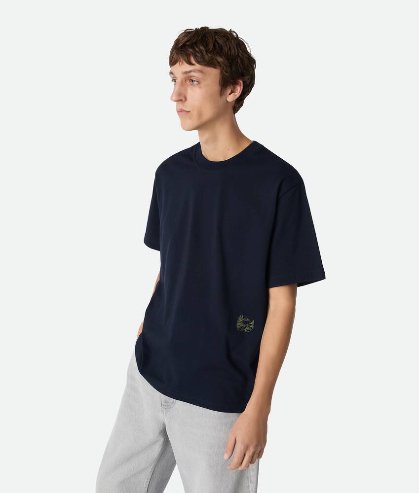 BOTTEGA VENETA 皮马棉针织T恤