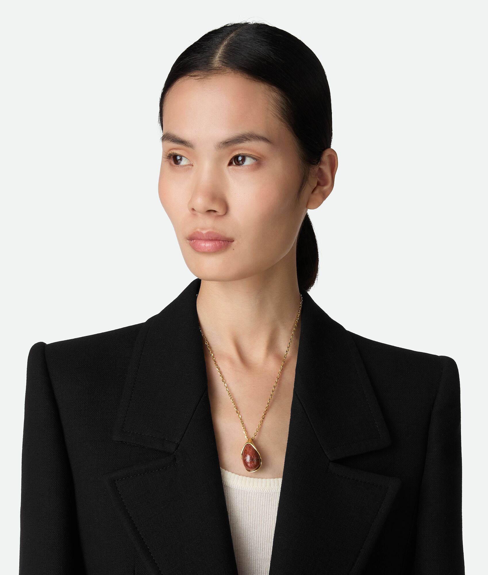 BOTTEGA VENETA Drop Marble吊坠项链