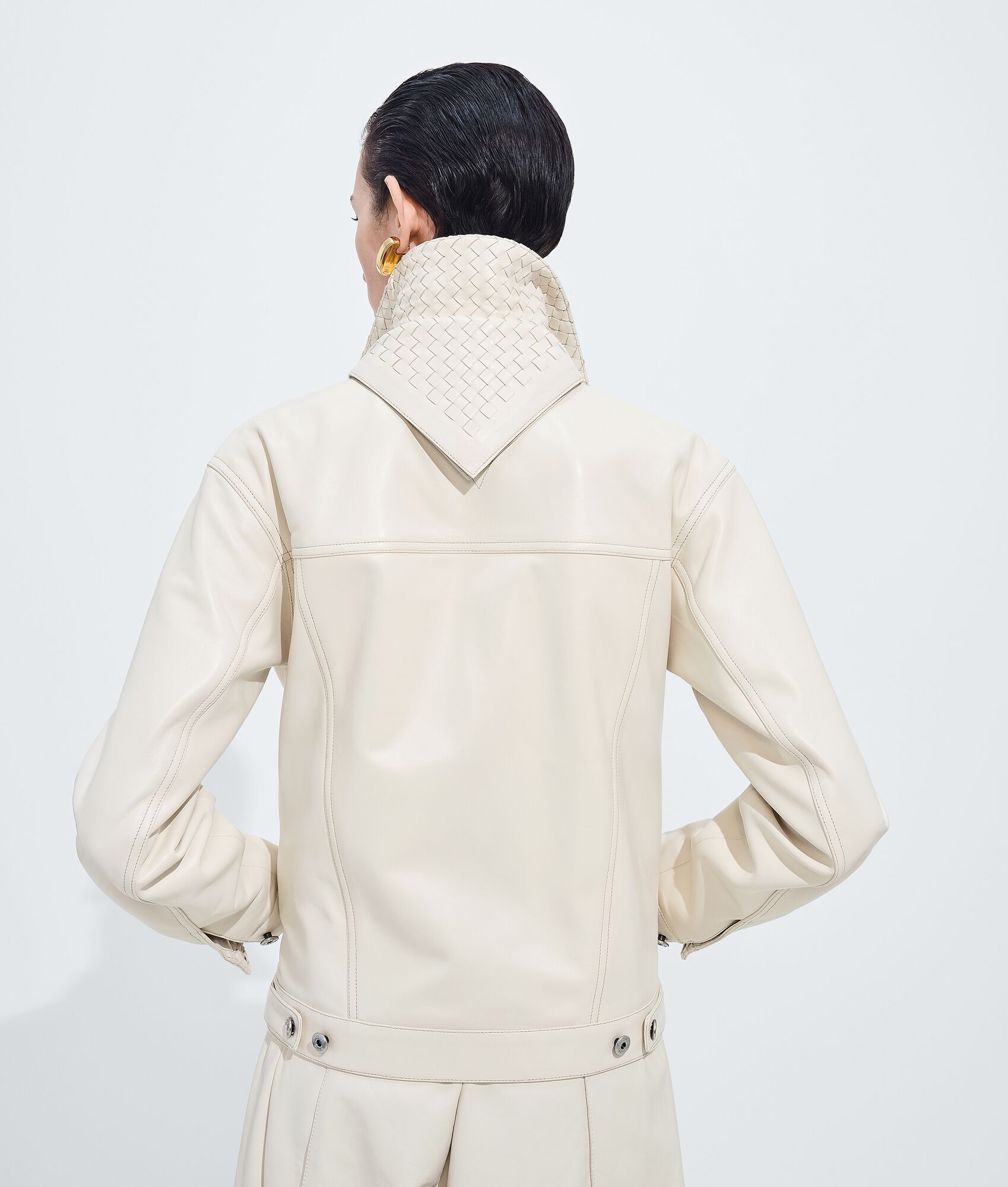 BOTTEGA VENETA 半亮面皮革夹克