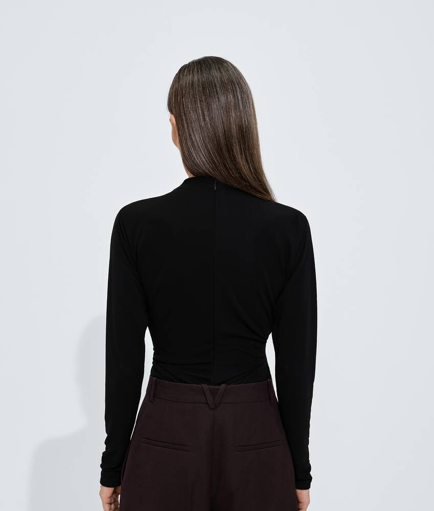 BOTTEGA VENETA 绉纹粘胶纤维针织上衣