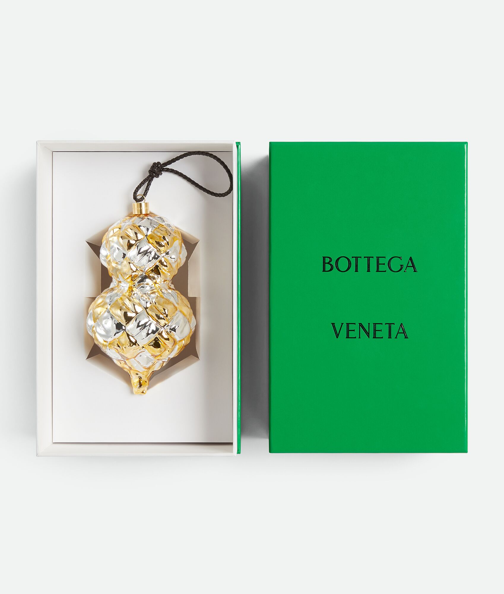 BOTTEGA VENETA 格纹装饰挂件