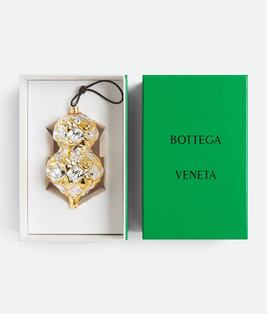BOTTEGA VENETA 格纹装饰挂件