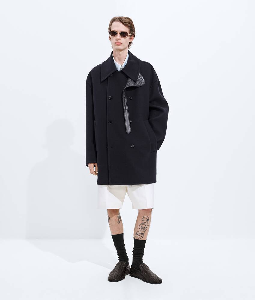 BOTTEGA VENETA 双层山羊绒卡班大衣