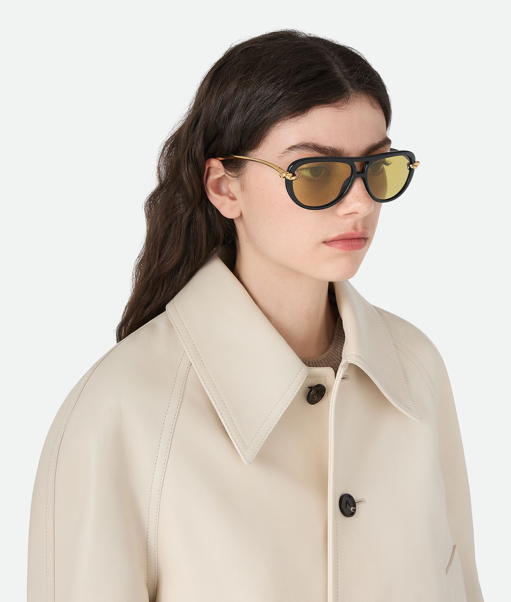 BOTTEGA VENETA Knot飞行员太阳眼镜
