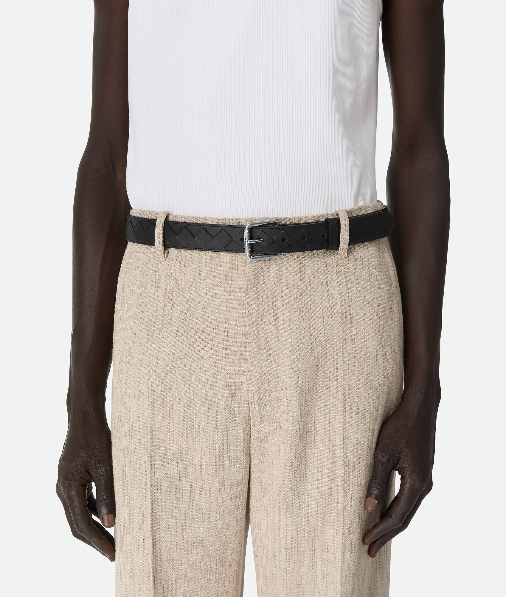 BOTTEGA VENETA Intrecciato编织腰带