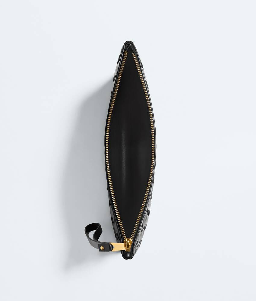 BOTTEGA VENETA 中号Intrecciato编织扁平手拿包