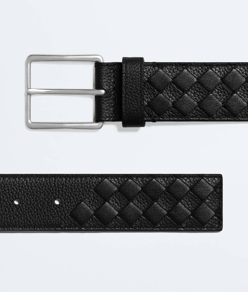 BOTTEGA VENETA Intrecciato编织Taurillon腰带