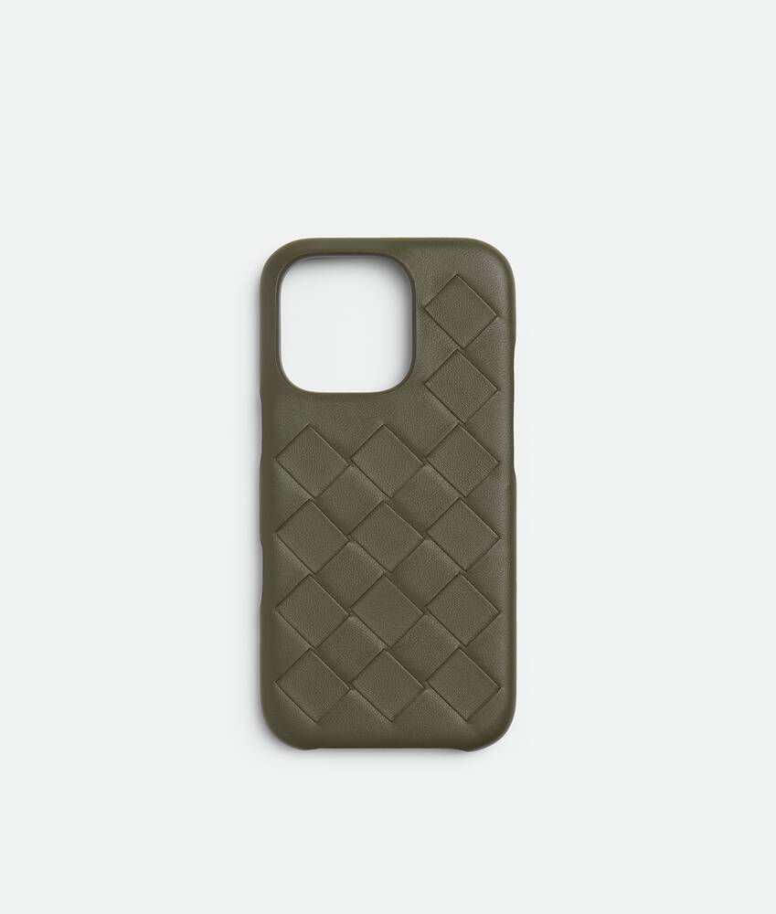 BOTTEGA VENETA Intrecciato编织iPhone 16 Pro手机壳