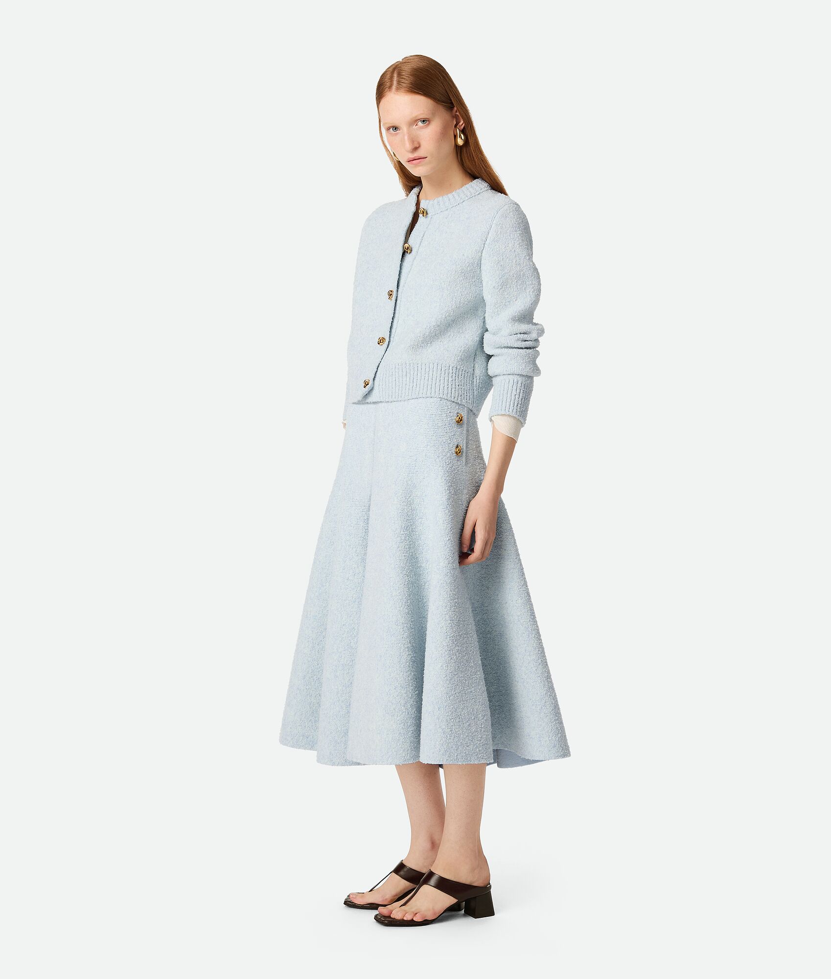 BOTTEGA VENETA 羊毛圈绒开衫