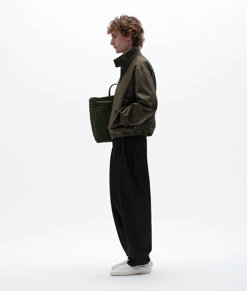 BOTTEGA VENETA 棉质华达呢束腰夹克