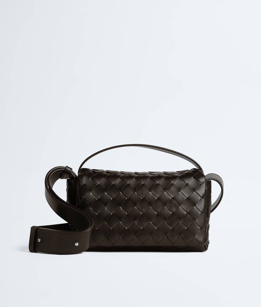 BOTTEGA VENETA 迷你Intrecciato编织翻盖手袋