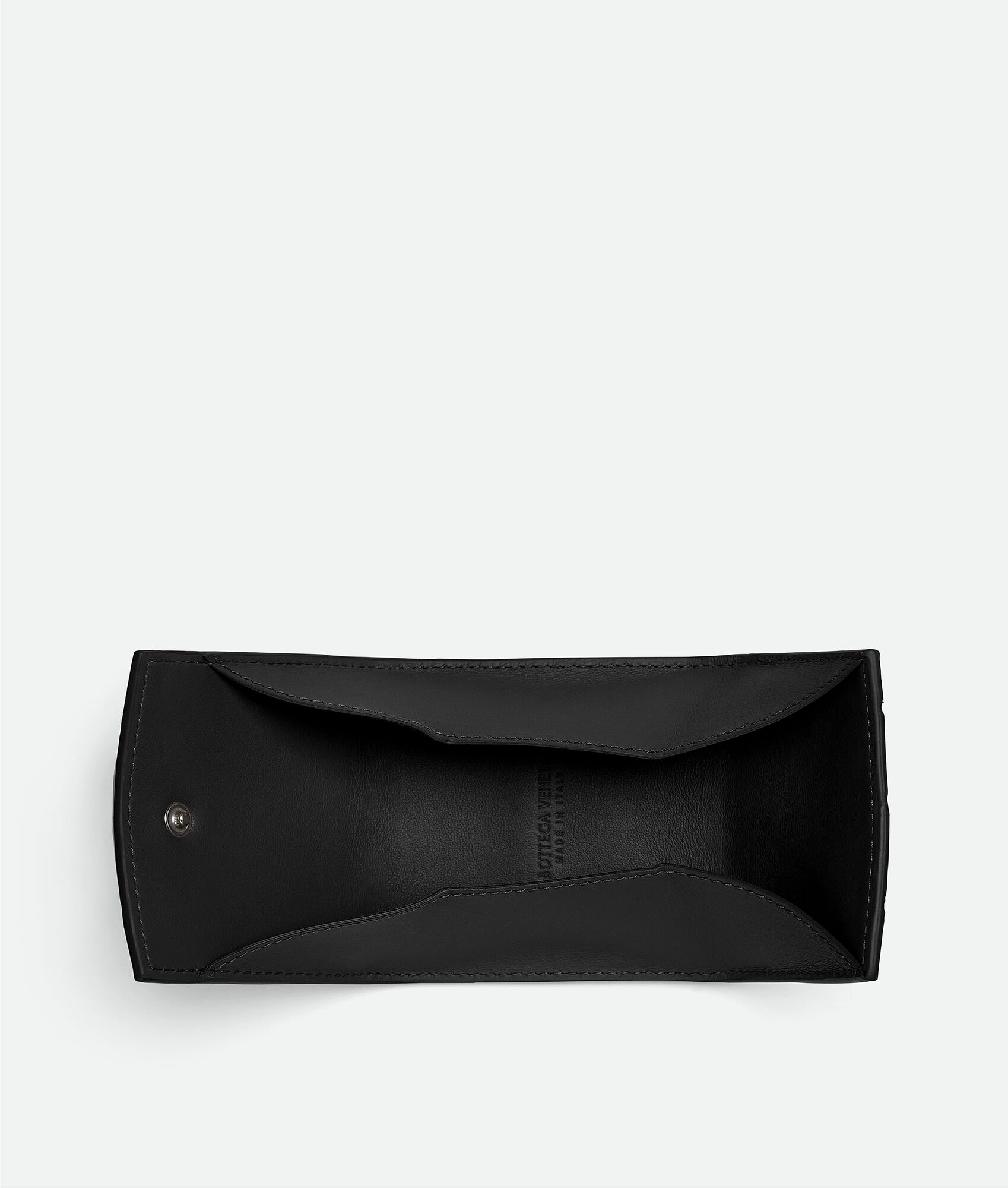 BOTTEGA VENETA Intrecciato编织折叠零钱包