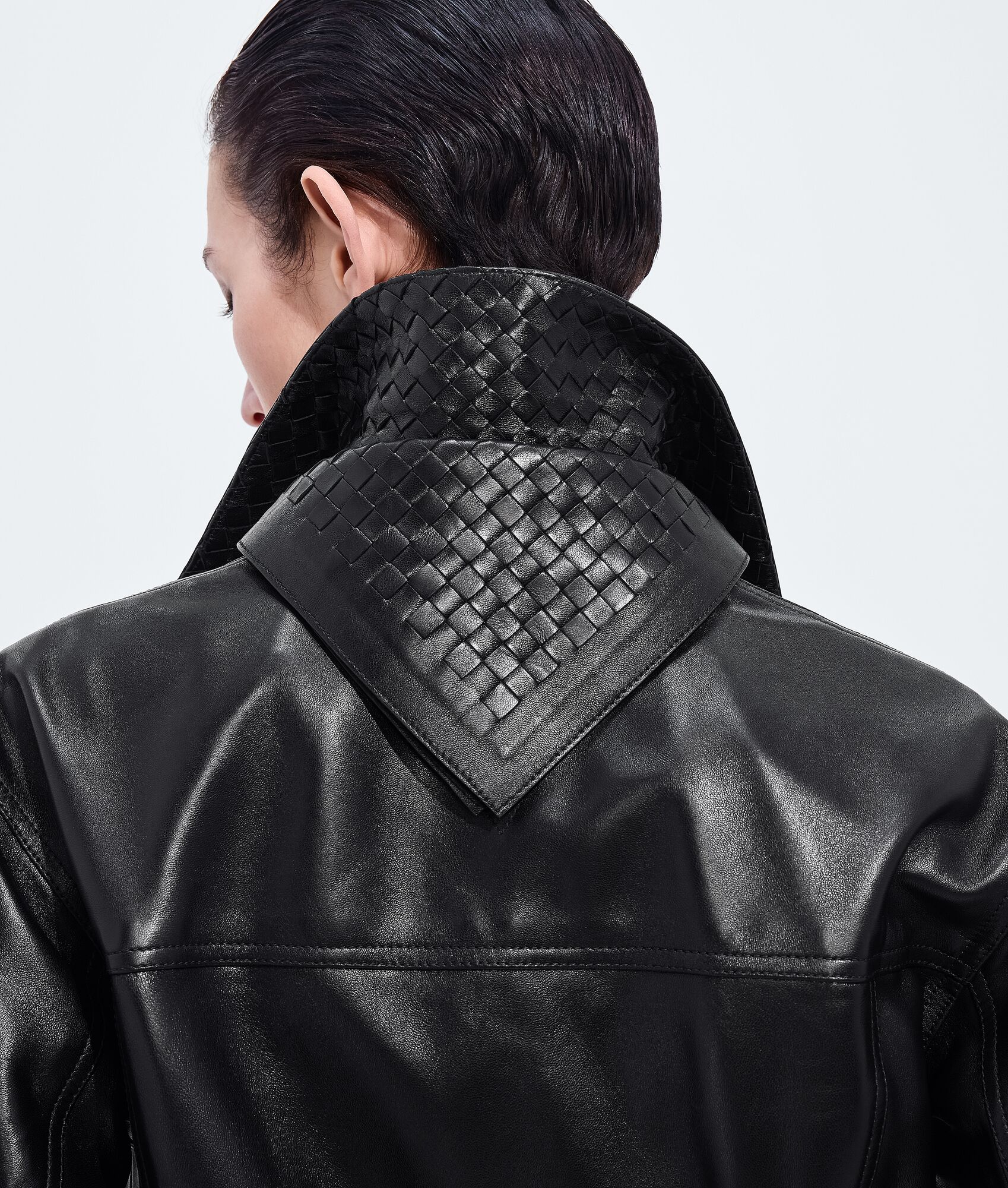 BOTTEGA VENETA 半亮面皮革夹克