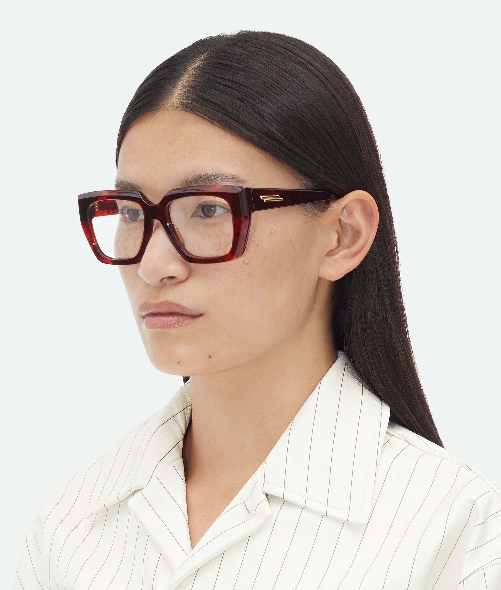 BOTTEGA VENETA Classic Acetate方形眼镜