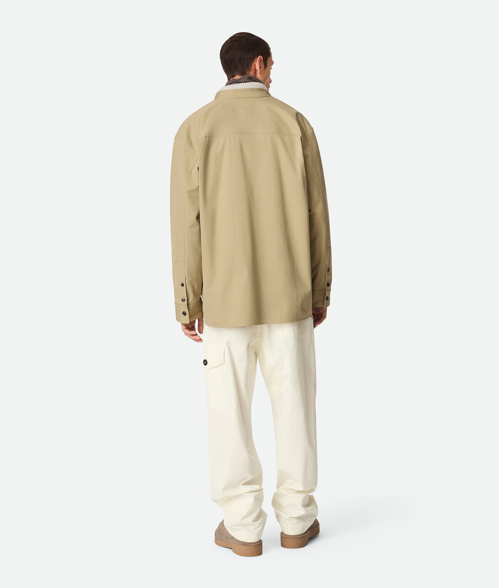 BOTTEGA VENETA 轻盈棉质斜纹外套式衬衫