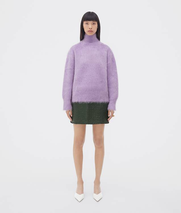 BOTTEGA VENETA 双层马海毛混纺毛衣