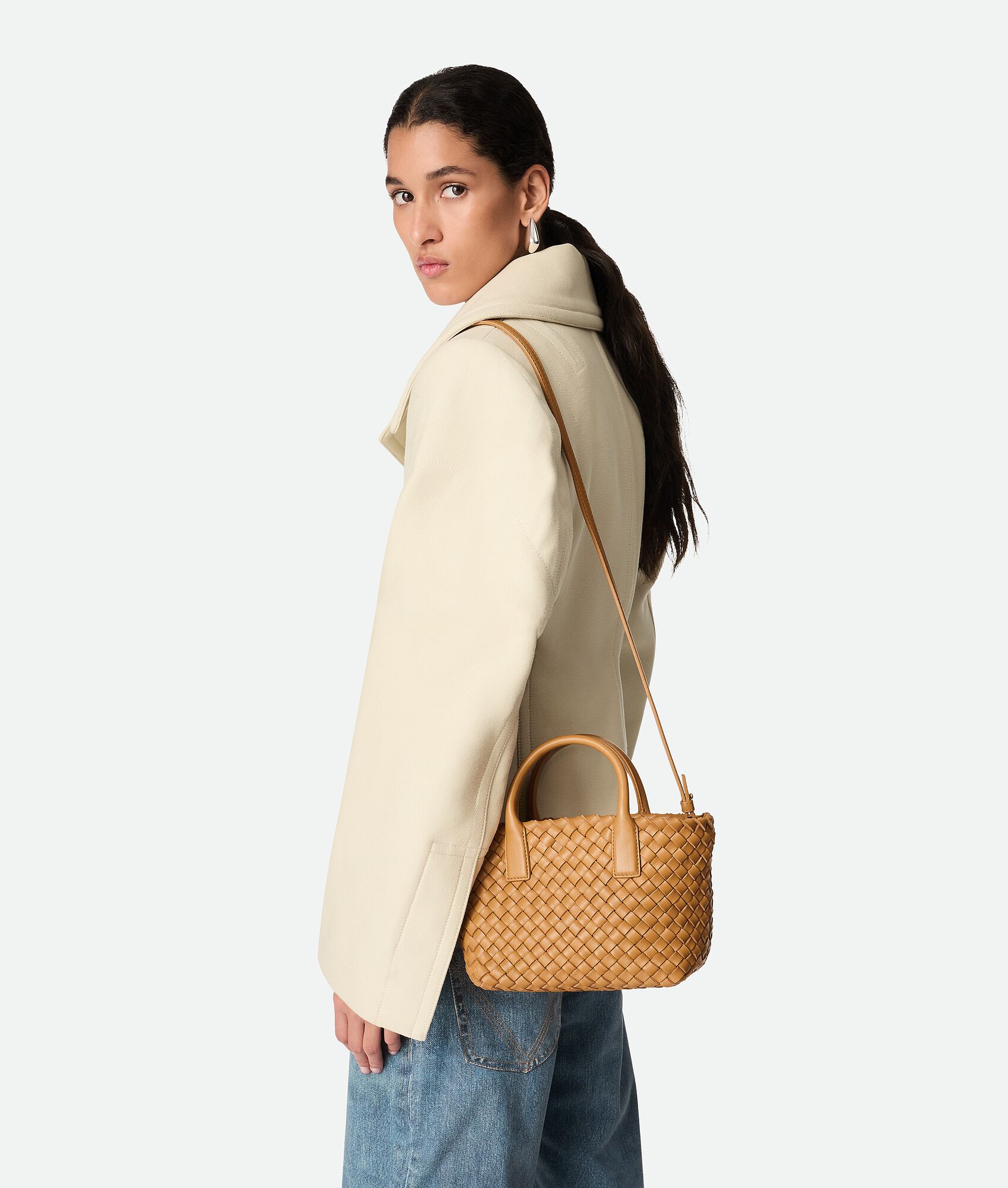 BOTTEGA VENETA Cabat迷你托特手袋