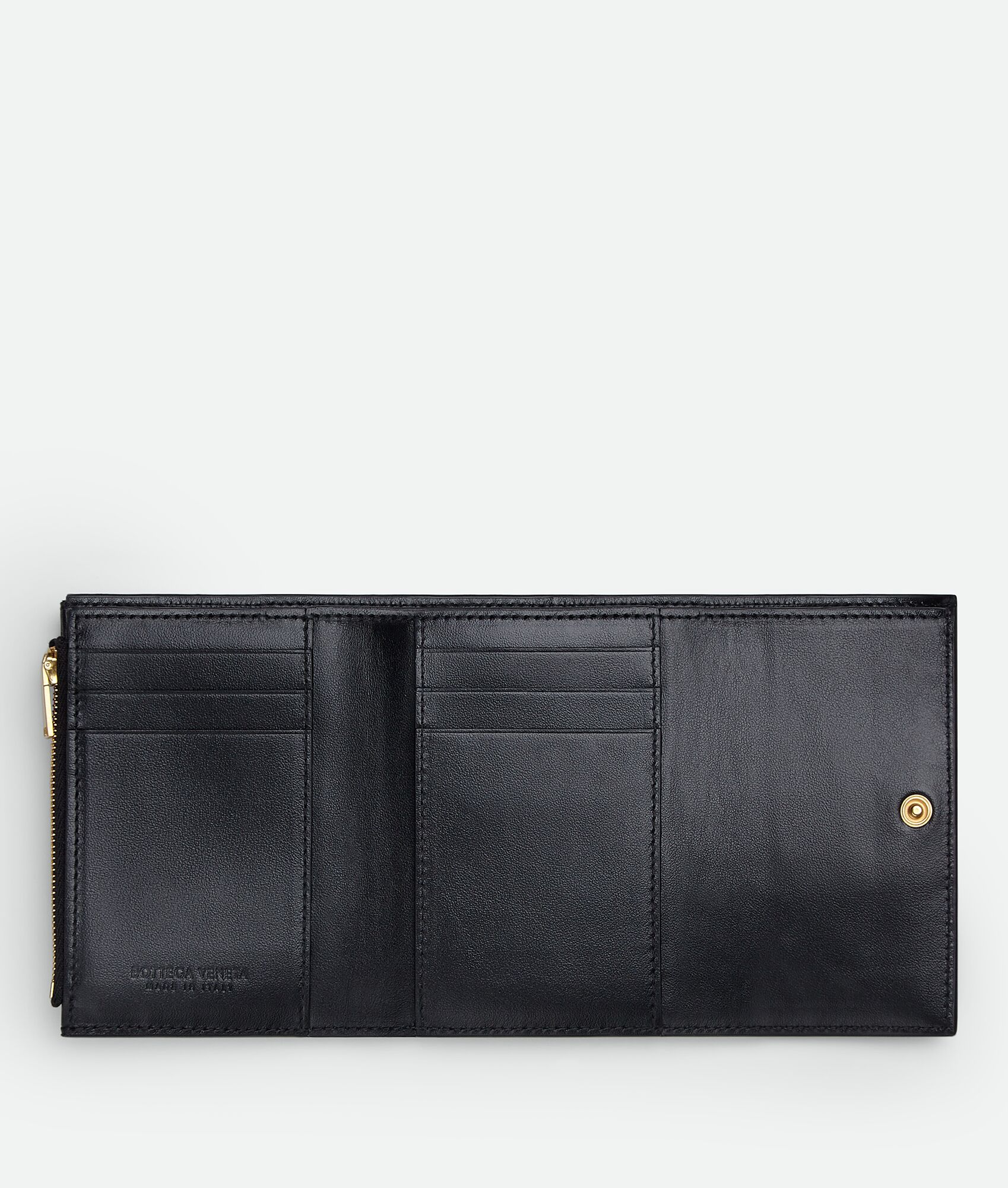 BOTTEGA VENETA Cassette三折拉链钱包