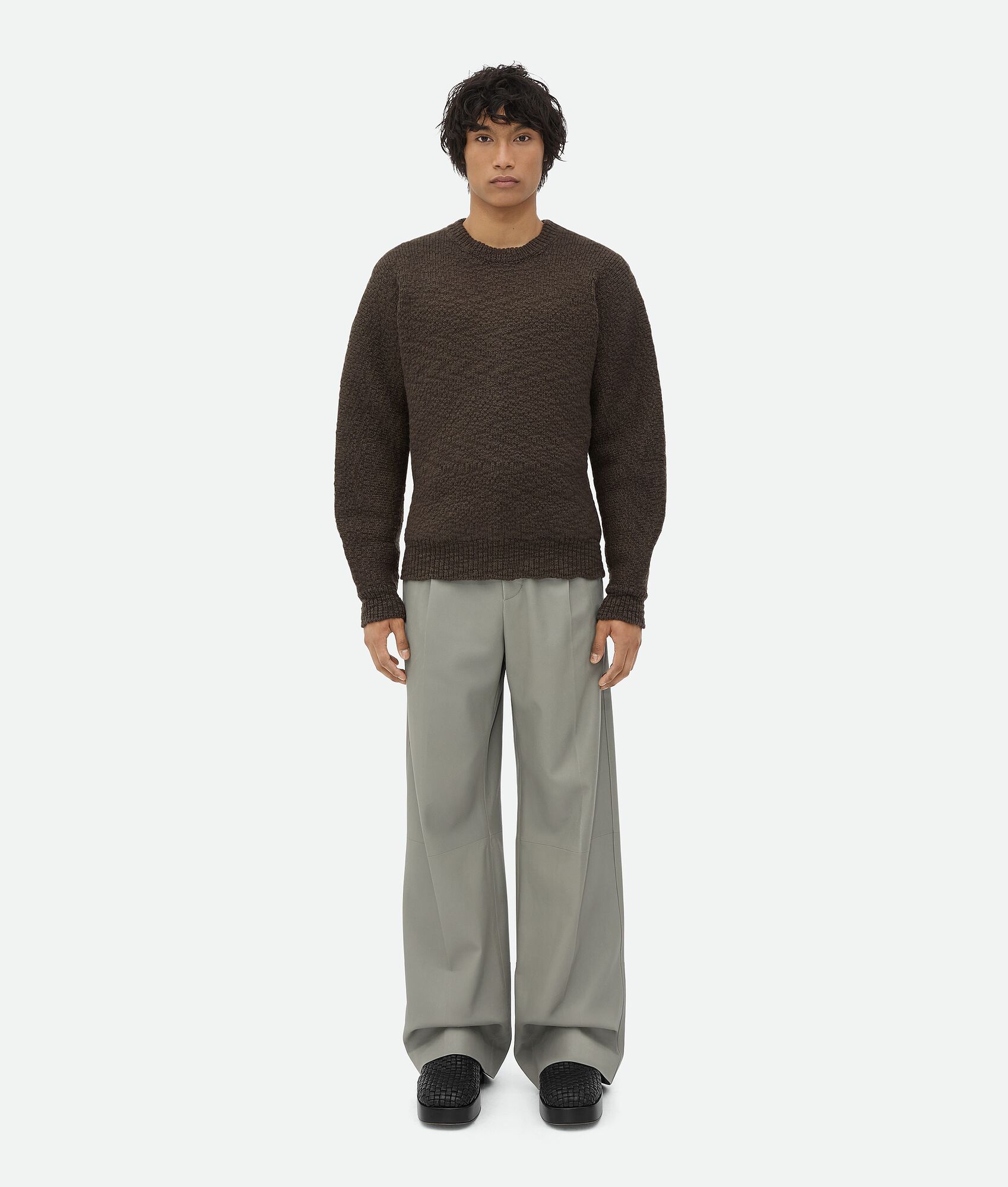 BOTTEGA VENETA 纹理羊毛毛衣