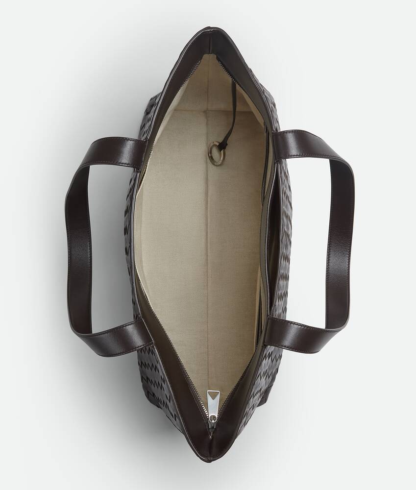 BOTTEGA VENETA 大号Intrecciato编织拉链Tote托特手袋