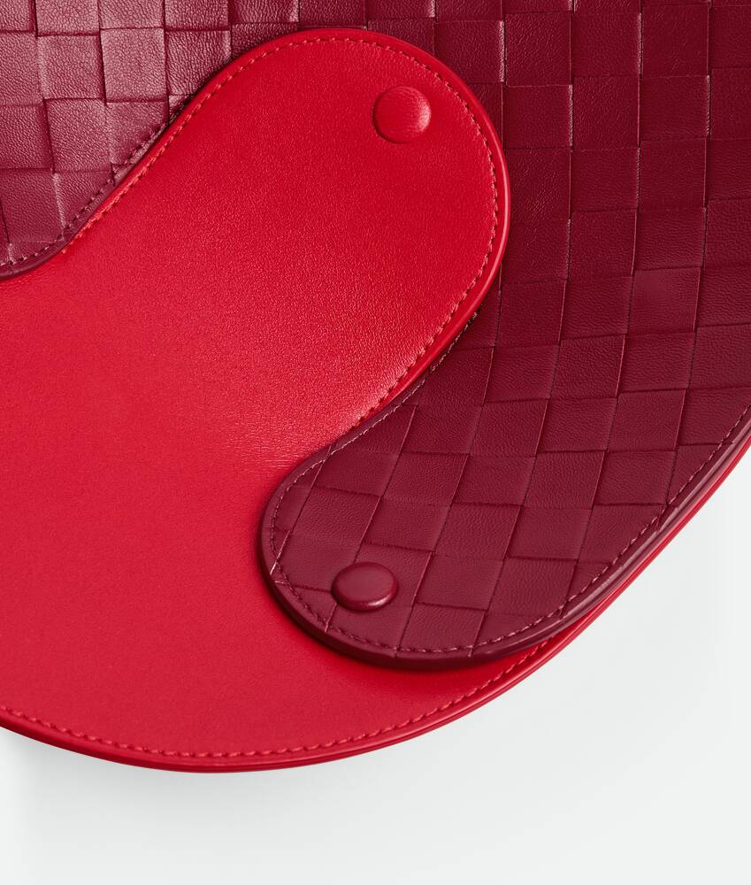 BOTTEGA VENETA 互扣式皮革托盘 - 中号