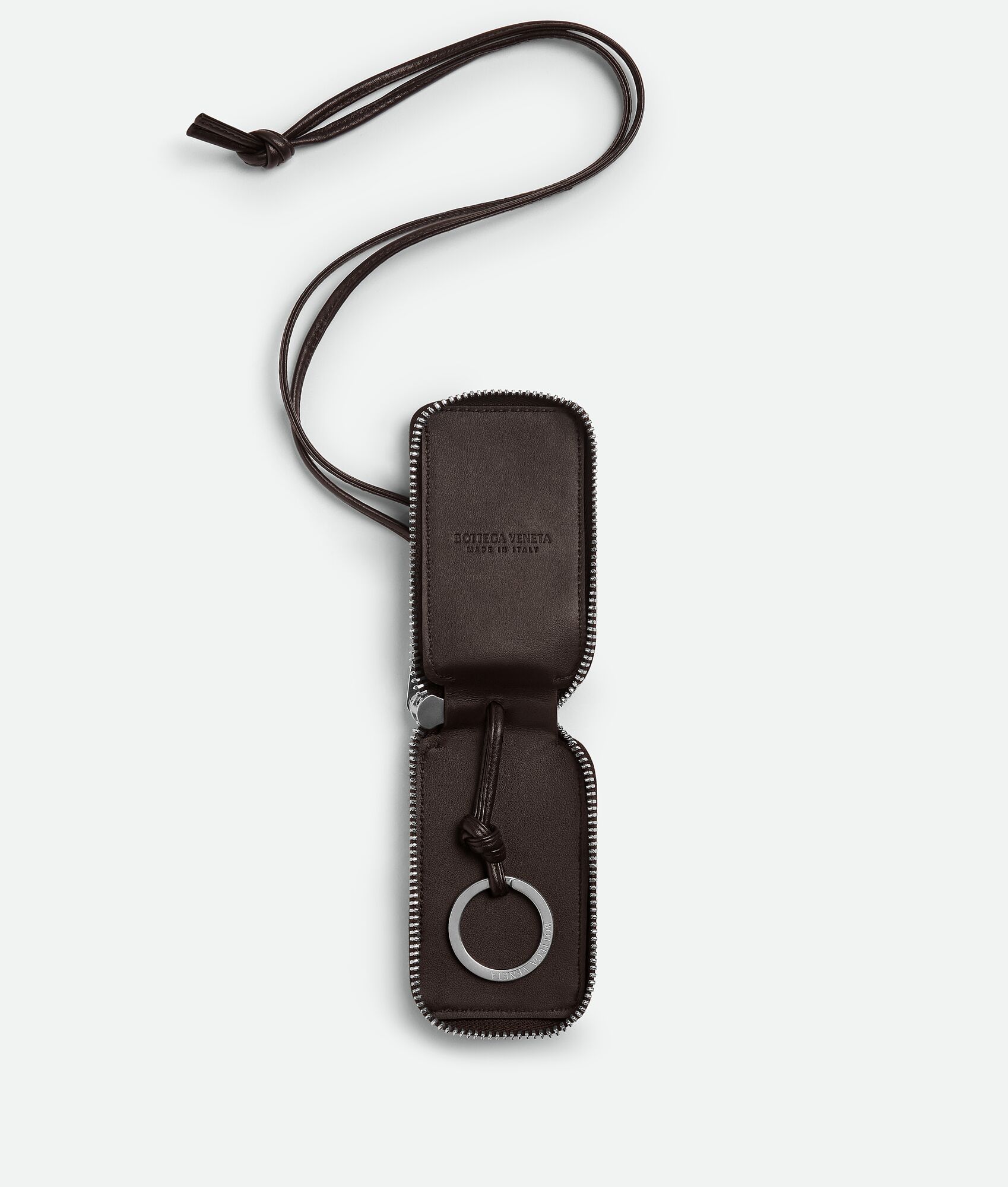 BOTTEGA VENETA Intrecciato编织汽车钥匙包