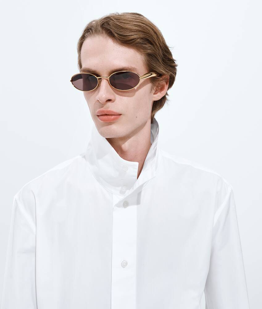 BOTTEGA VENETA Sardine椭圆形太阳镜