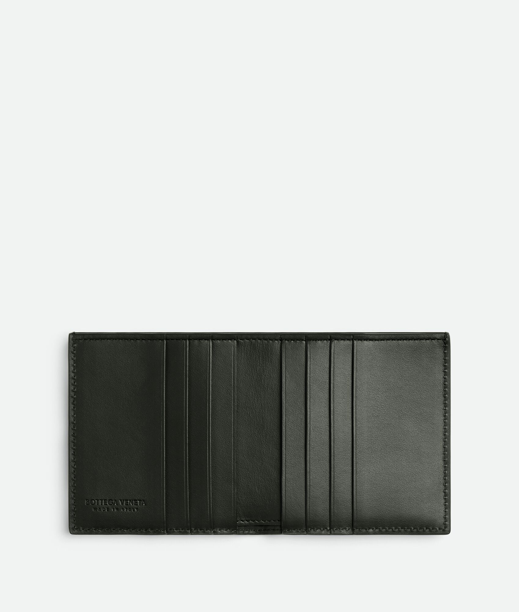 BOTTEGA VENETA Intrecciato编织双折薄钱包