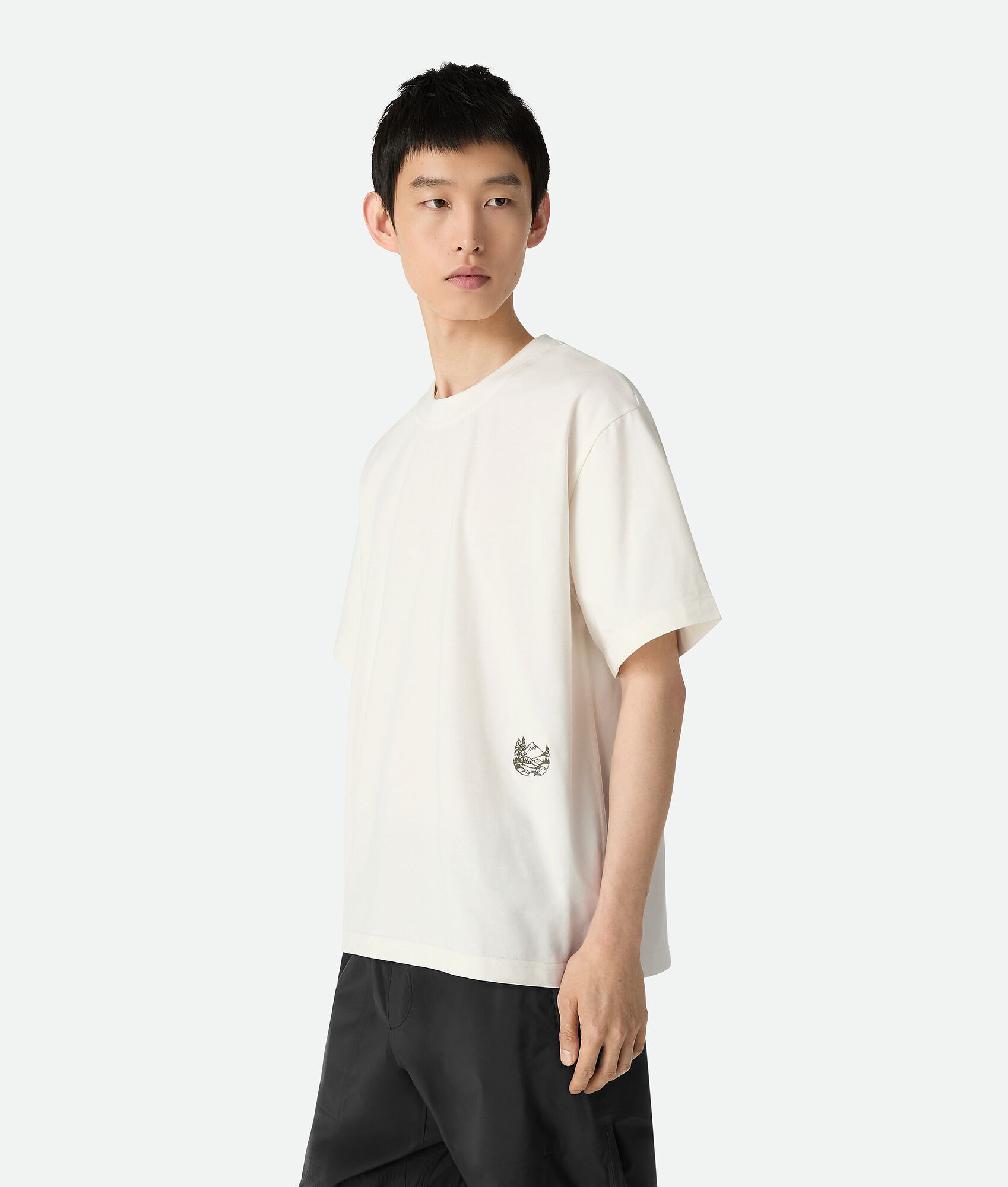 BOTTEGA VENETA 皮马棉针织T恤