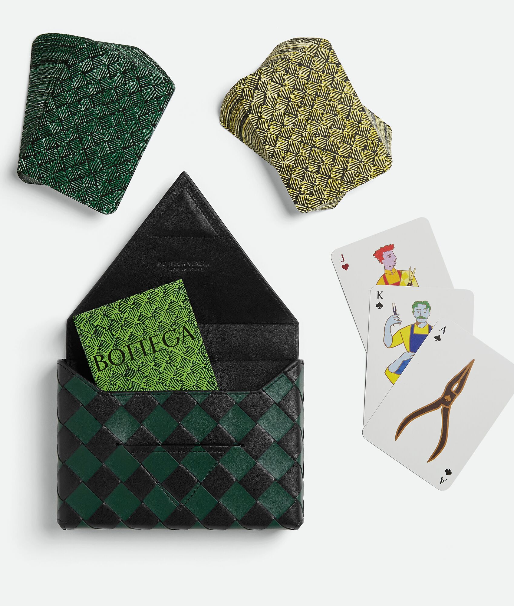 BOTTEGA VENETA Intrecciato编织扑克牌套装