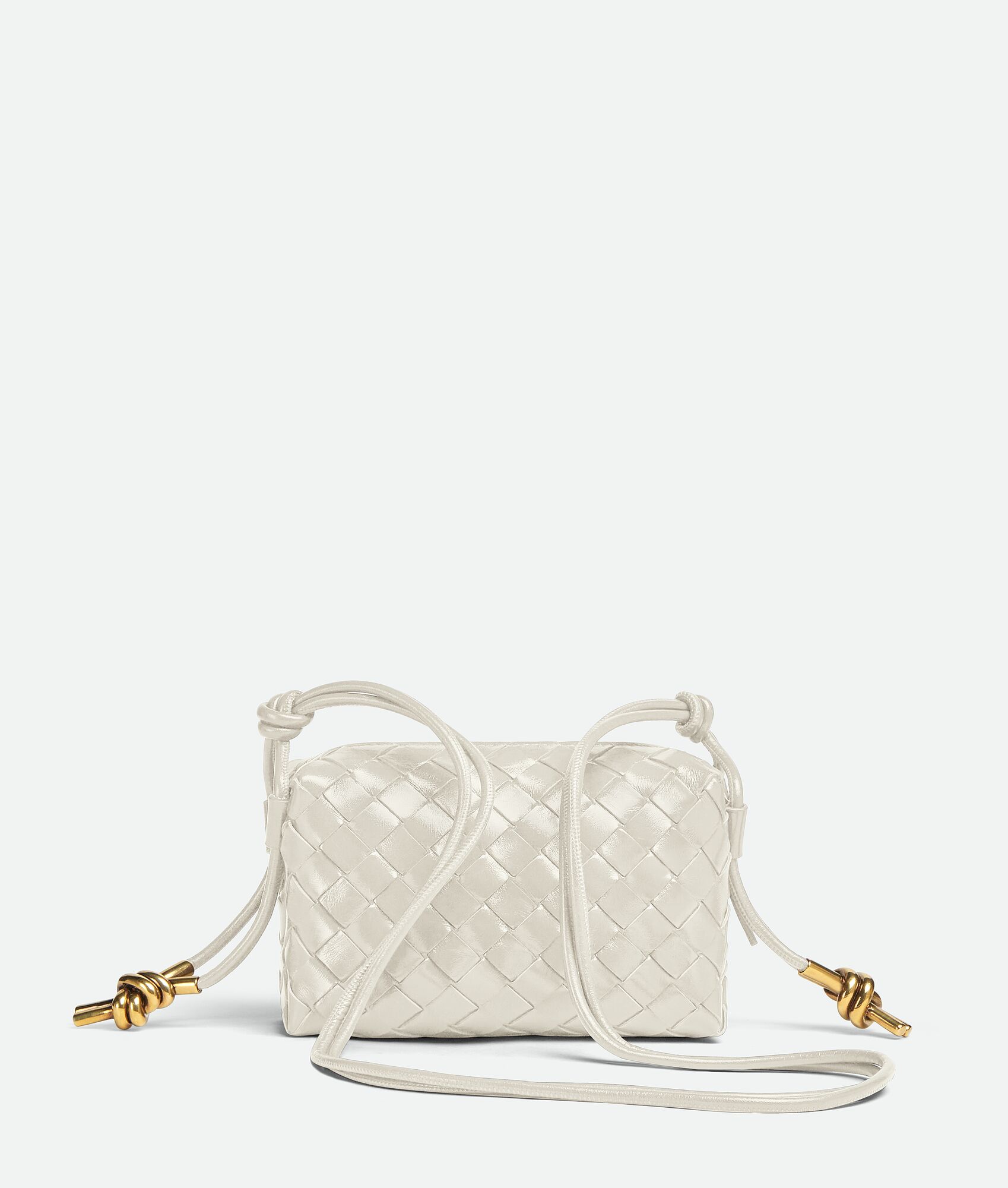 BOTTEGA VENETA Loop迷你金属扭结斜挎包