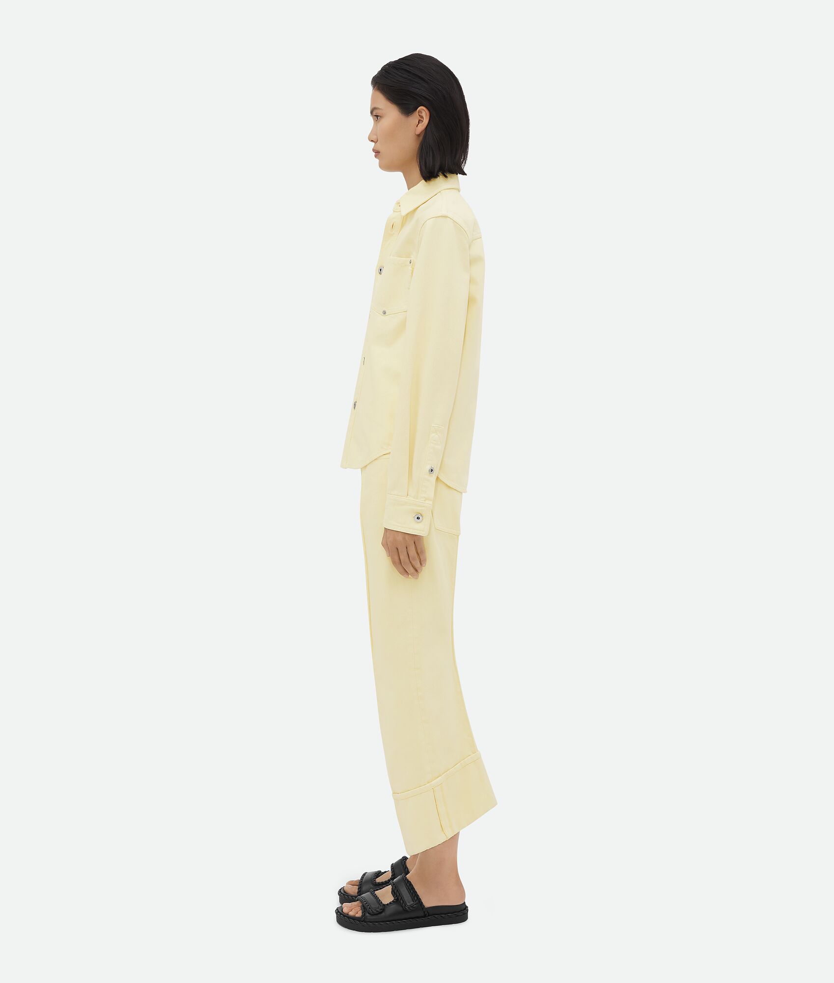 BOTTEGA VENETA 女士Jack平底穆勒鞋