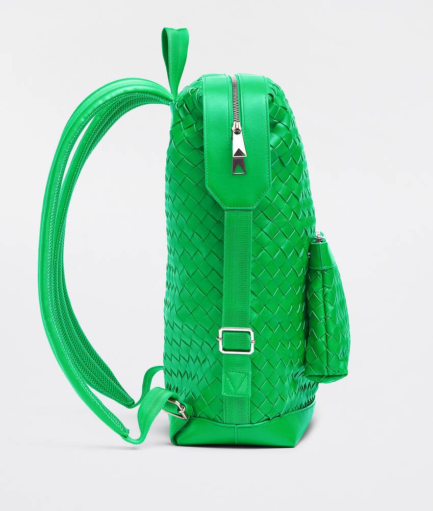 BOTTEGA VENETA 小号经典Intrecciato编织皮革背包