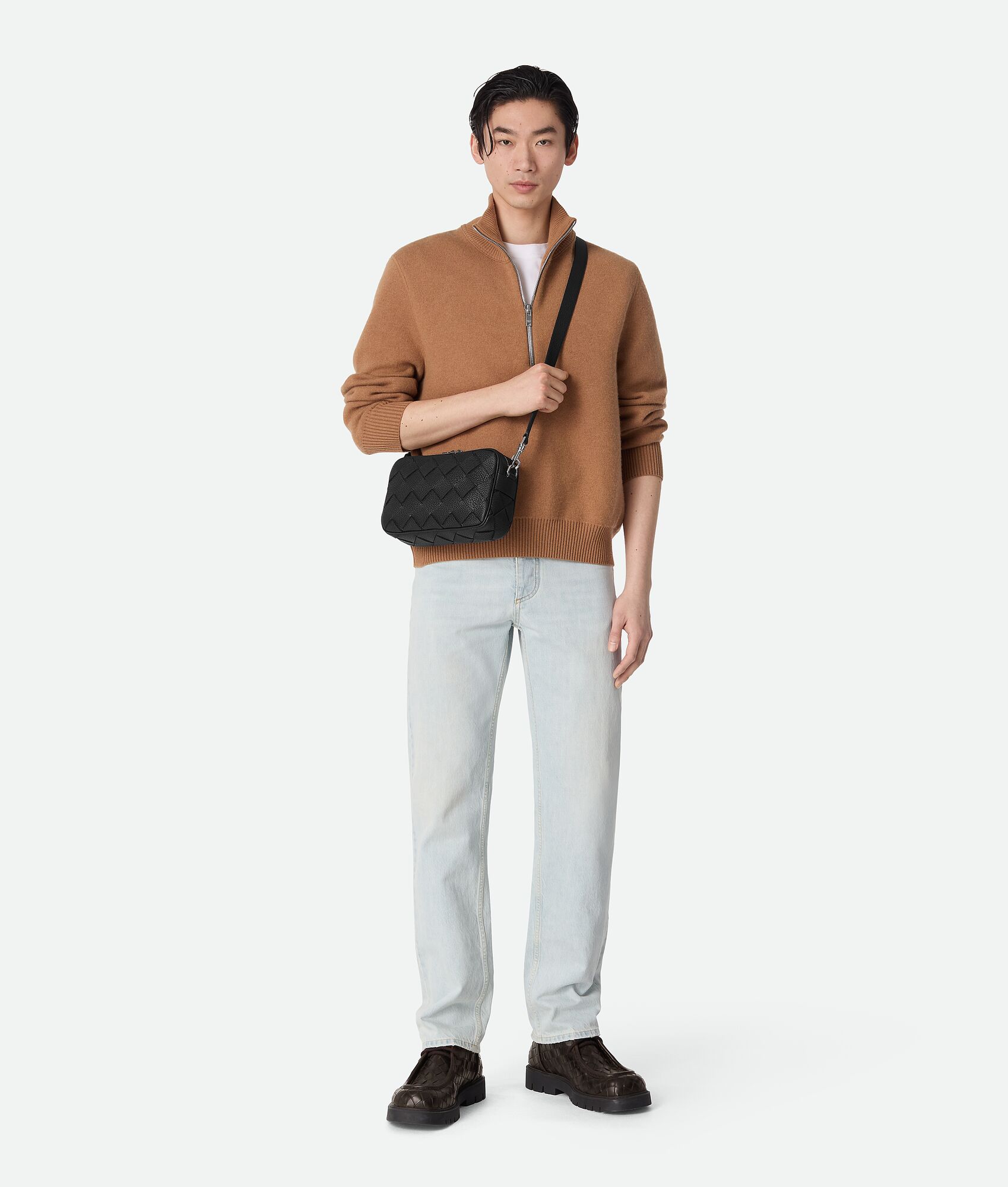 BOTTEGA VENETA 小号Intrecciato编织相机包