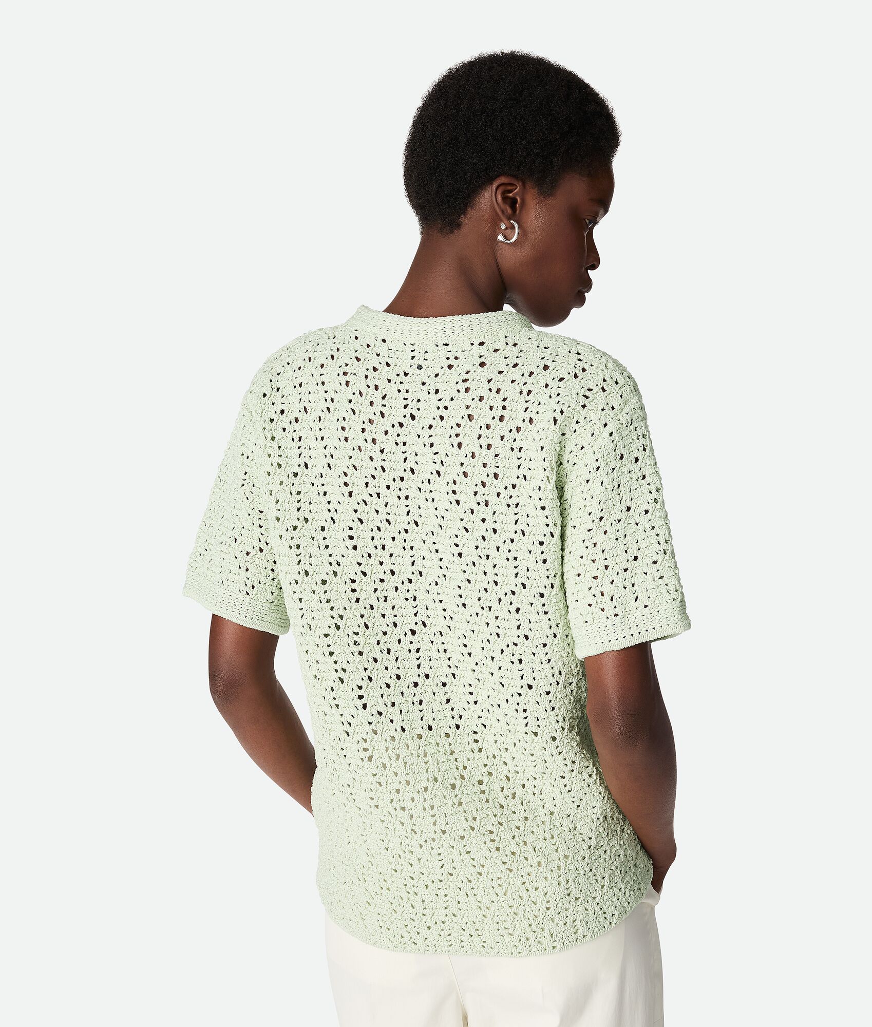 BOTTEGA VENETA 棉质钩织针织T恤