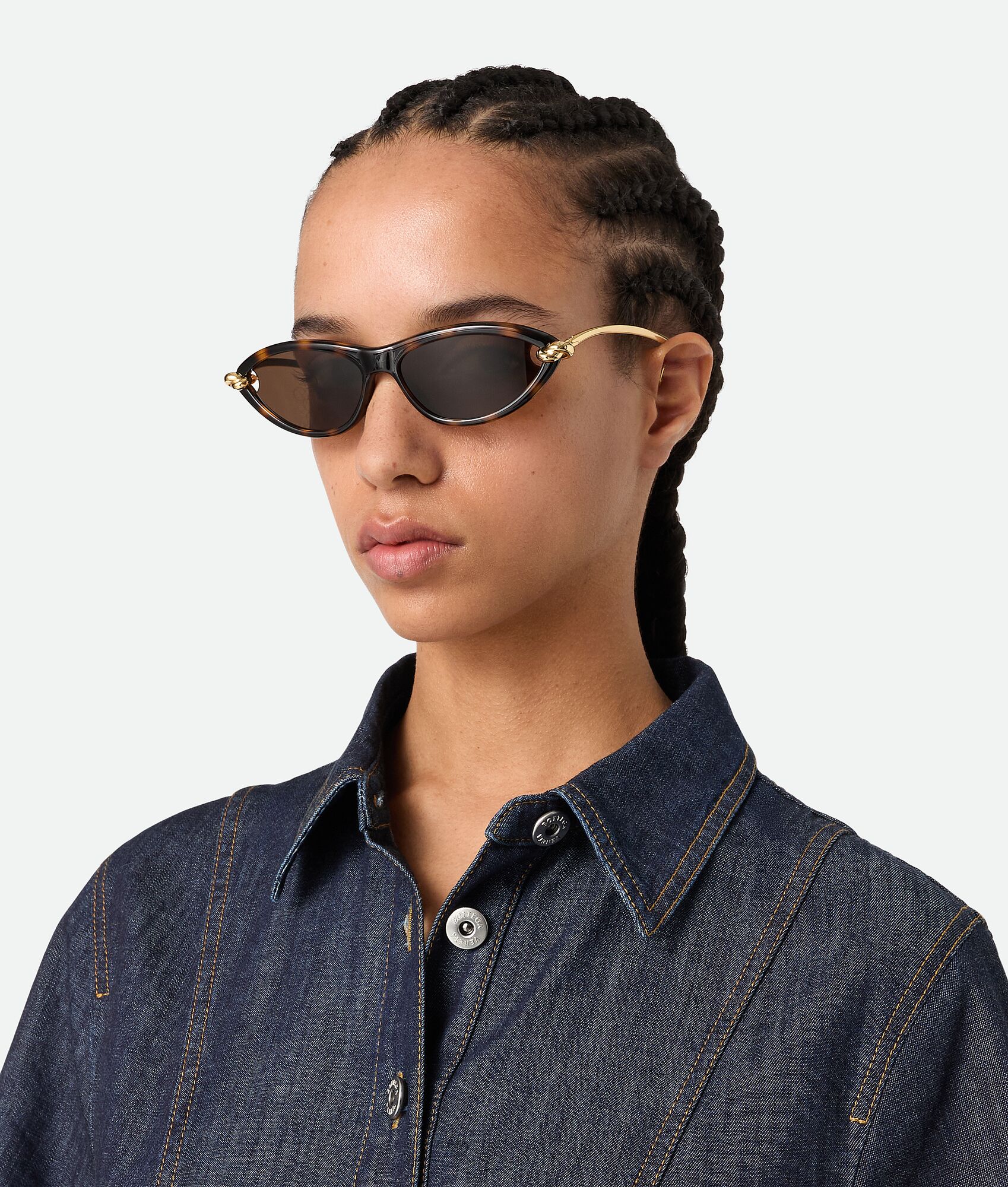 BOTTEGA VENETA Knot猫眼形太阳镜