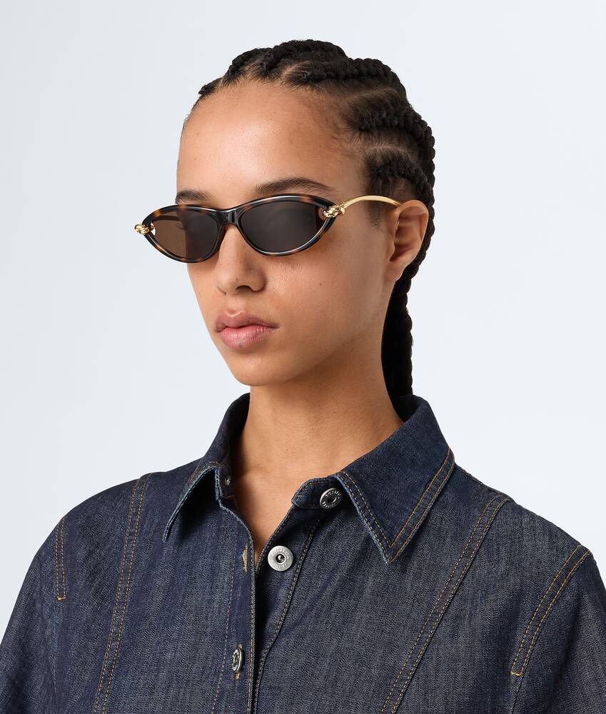 BOTTEGA VENETA Knot猫眼形太阳镜
