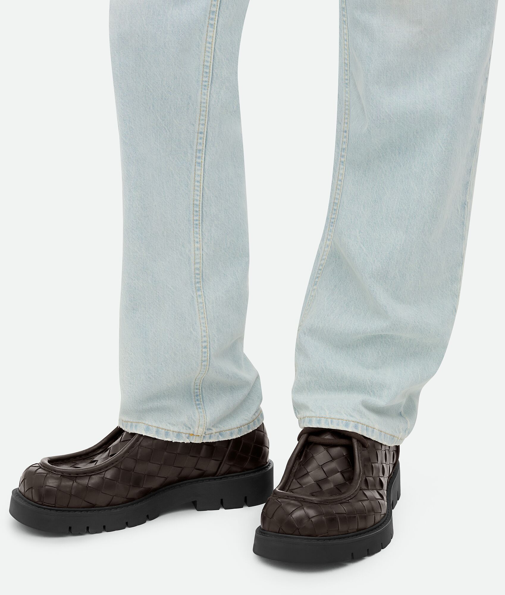 BOTTEGA VENETA 男士Haddock系带鞋