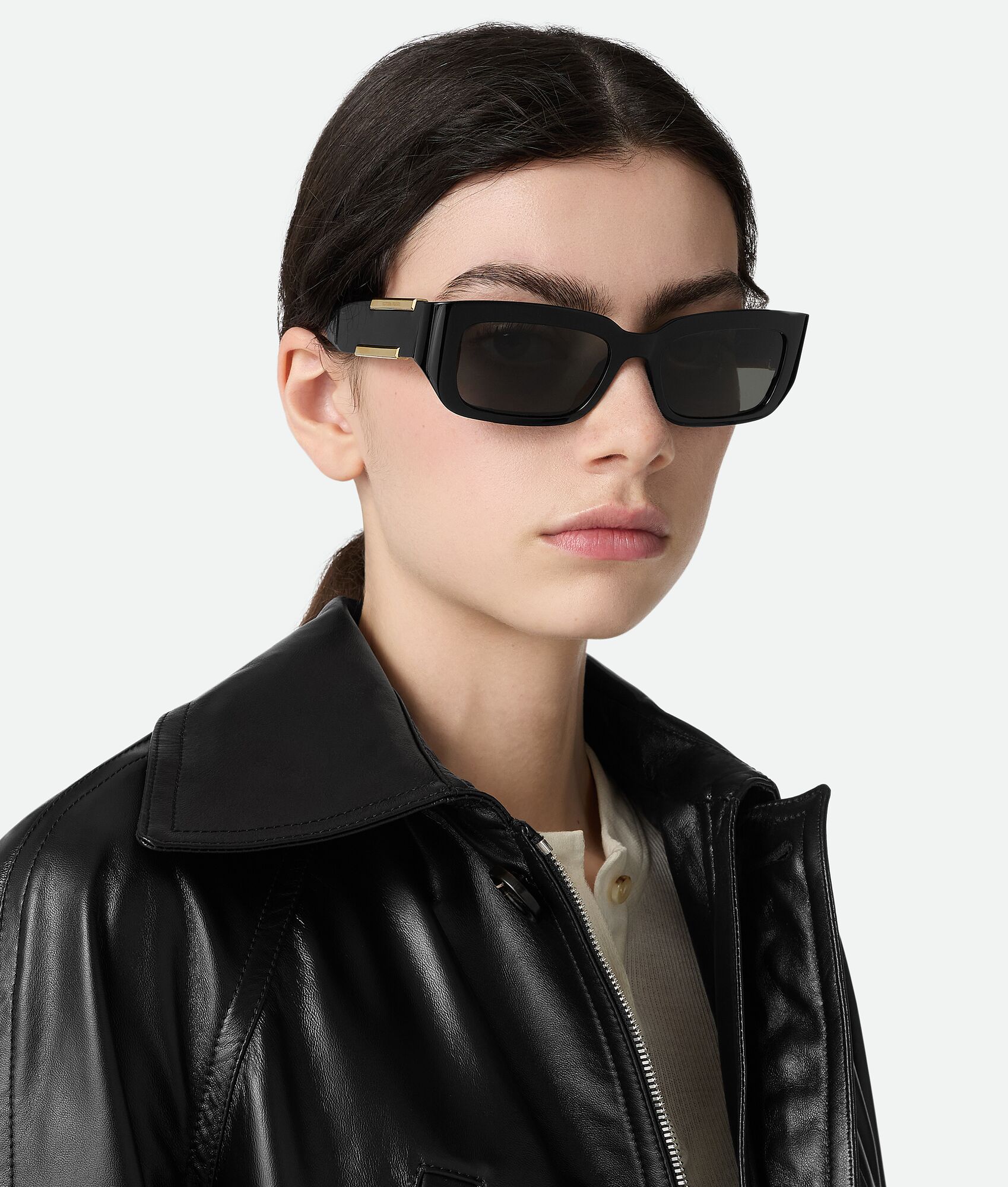 BOTTEGA VENETA Dash长方形太阳眼镜