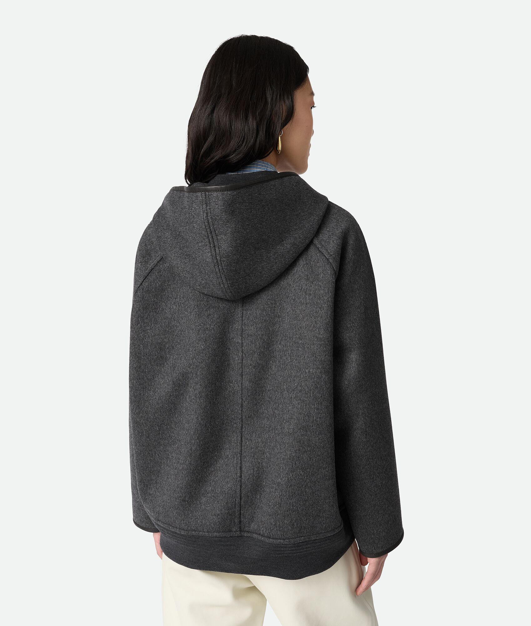 BOTTEGA VENETA 双面羊毛束腰夹克